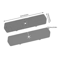 FLORIFY™|Silicone Faucet Splash Guard Mat for Kitchen & Bathroom